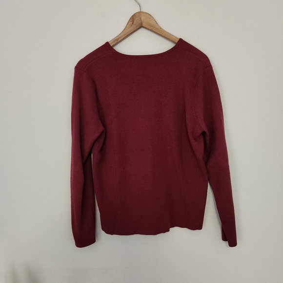 Red Knit Cardigan - Picture 7 of 9